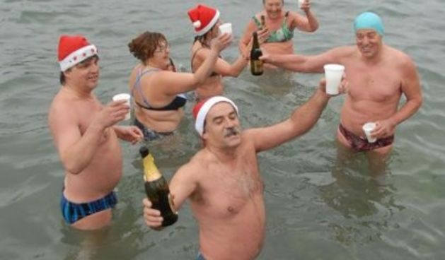 Novogodišnje kupanje (Foto: Javno.hr)