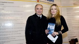 12.11.2014., Zagreb – U sklopu Interlibera odrzana je promocije knjige pod nazivom Grijesi hrvatske knjizevnice iz dijaspore Marijane Dokoze. Photo: Davor Visnjic/PIXSELL