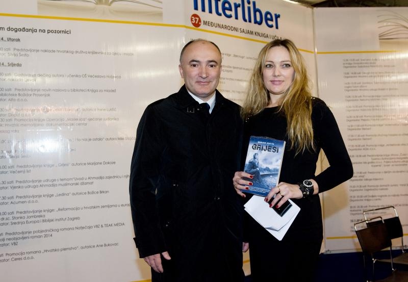 12.11.2014., Zagreb – U sklopu Interlibera odrzana je promocije knjige pod nazivom Grijesi hrvatske knjizevnice iz dijaspore Marijane Dokoze. Photo: Davor Visnjic/PIXSELL