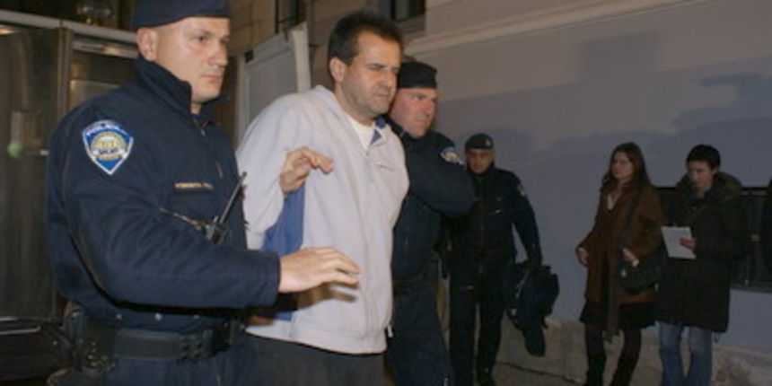 Privođenje Voškiona/Foto: Barkun.hr Privođenje Voškiona/Foto: Barkun.hr