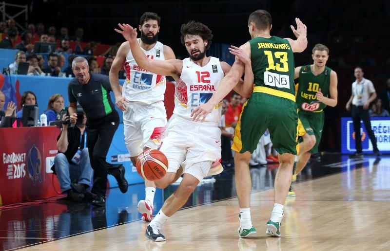 Lille, stadion Pierre Mauroy – Finale EuroBasketa 2015, Španjolska – Litva 80-63. Photo: Igor Kralj/PIXSELL Lille, stadion Pierre Mauroy – Finale EuroBasketa 2015, Španjolska – Litva 80-63. Photo: Igor Kralj/PIXSELL