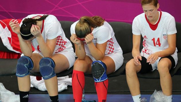 Hrvatske rukometašice suze