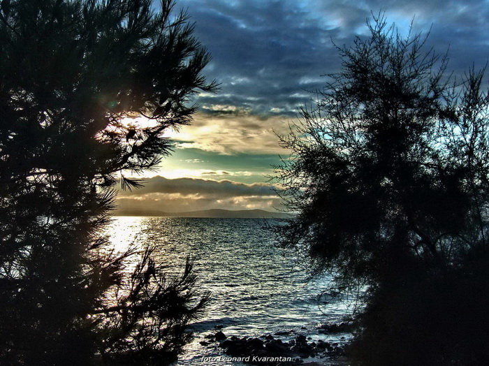 Plameni zalazak na Punta Skali, foto: L. Kvarantan