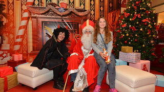 Sveti Nikola u Supernova centru 6. prosinca 2016.  Foto: Iva Perinčić