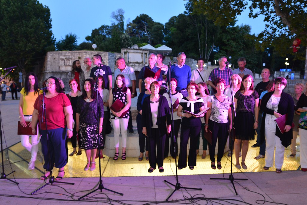 Zbor Petar Zoranić nastupio na Zadar classic open air-u