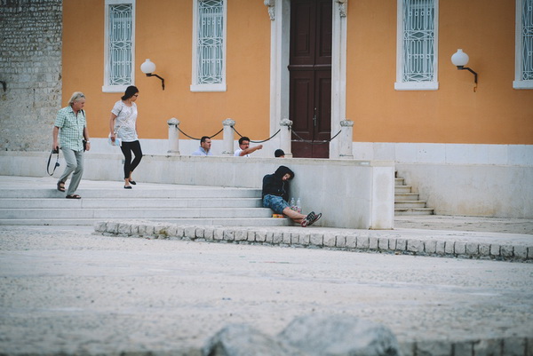 Škura bura na zadarskoj rivi 15. srpnja 2016.
