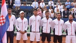 Otvorenje polufinalnog susreta Davis Cupa između Hrvatske i SAD-a