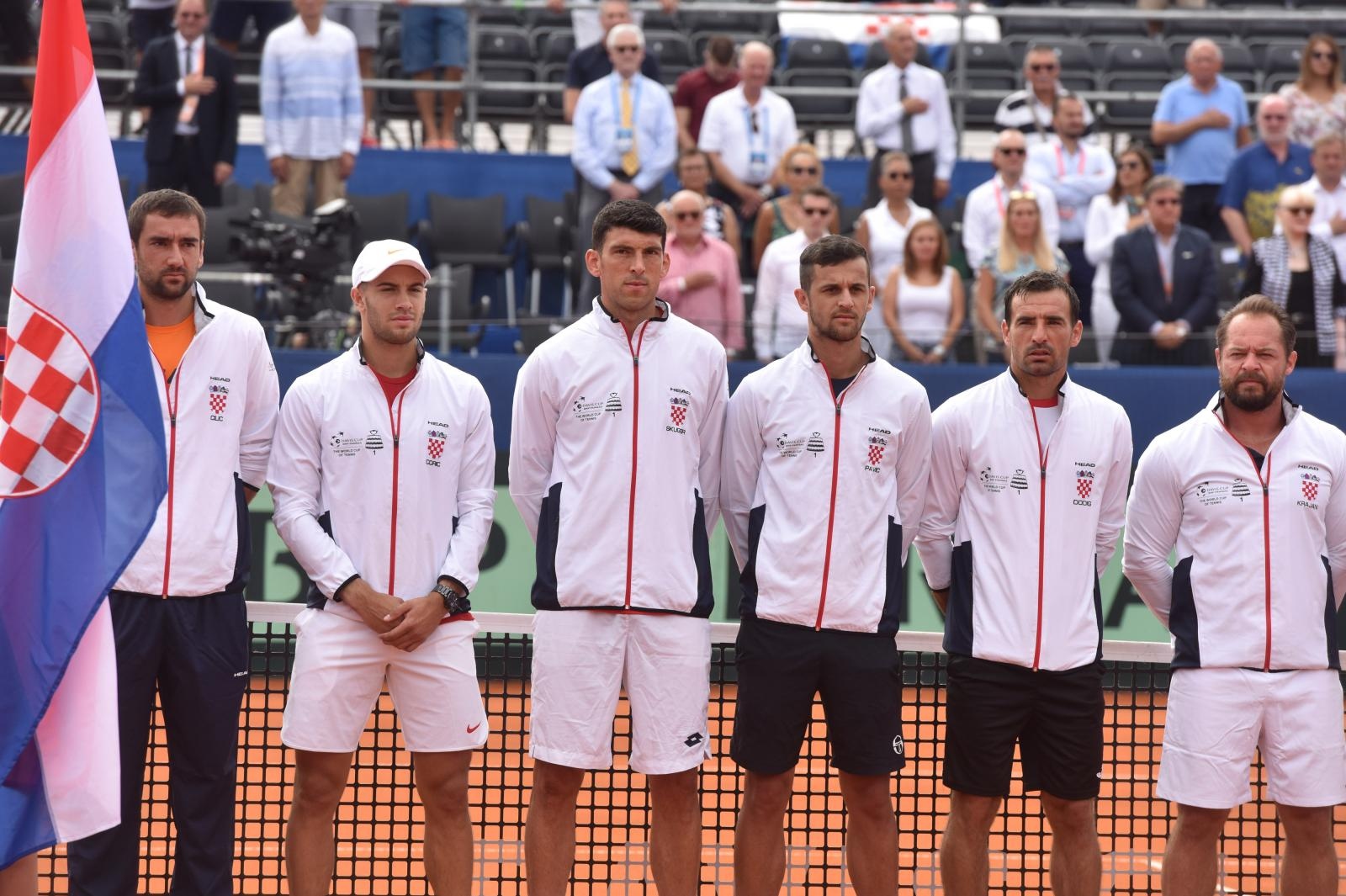 Otvorenje polufinalnog susreta Davis Cupa između Hrvatske i SAD-a