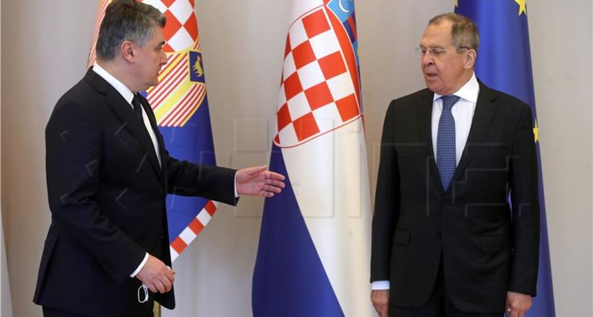 Predsjednik Milanović razgovarao s ruskim ministrom Lavrovom