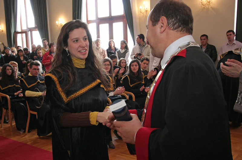 Promocija diplomiranih studenata, 7. ožujka 2009. (foto: Marin Gospić)