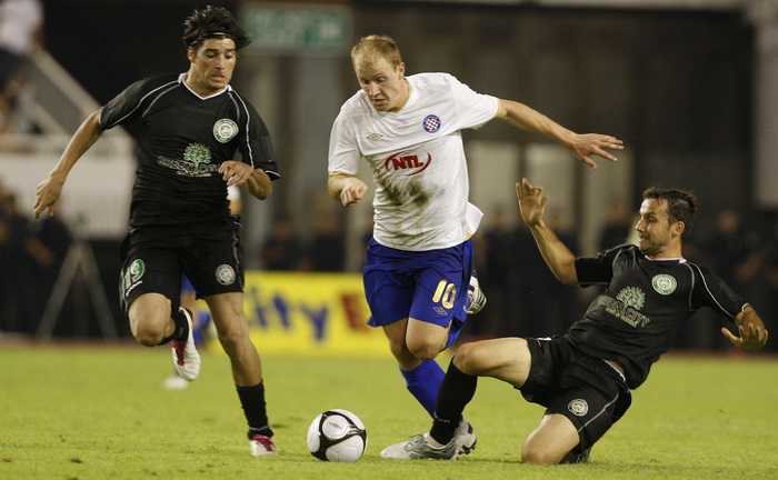 Split, 190810. Gradski stadion Puljud. Uzvratna utakmica cetvrtog pretkola Europske lige izmedju Hajduka i Uniree. Na fotografiji: Senijad Ibricic.  Foto: Ante Cizmic / CROPIX