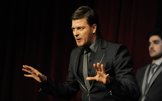 Sibenik, 110213.
HNK Sibenik.
Generalna proba koprodukcijske predstave HNK Sibenik i Kazalista Gavella Zagreb autora Rolanda Schimmelpfenniga “PUSH UP 1