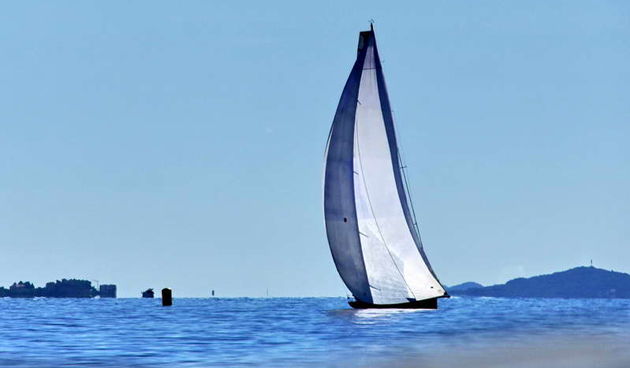 Zadarska Koka 2016. gledana s mora. Foto: Leonard Kvarantan