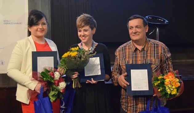 Dobitnici Pragmine nagrade: Ivana Sučić, Josipa Pletikosić i Franjo Lepan