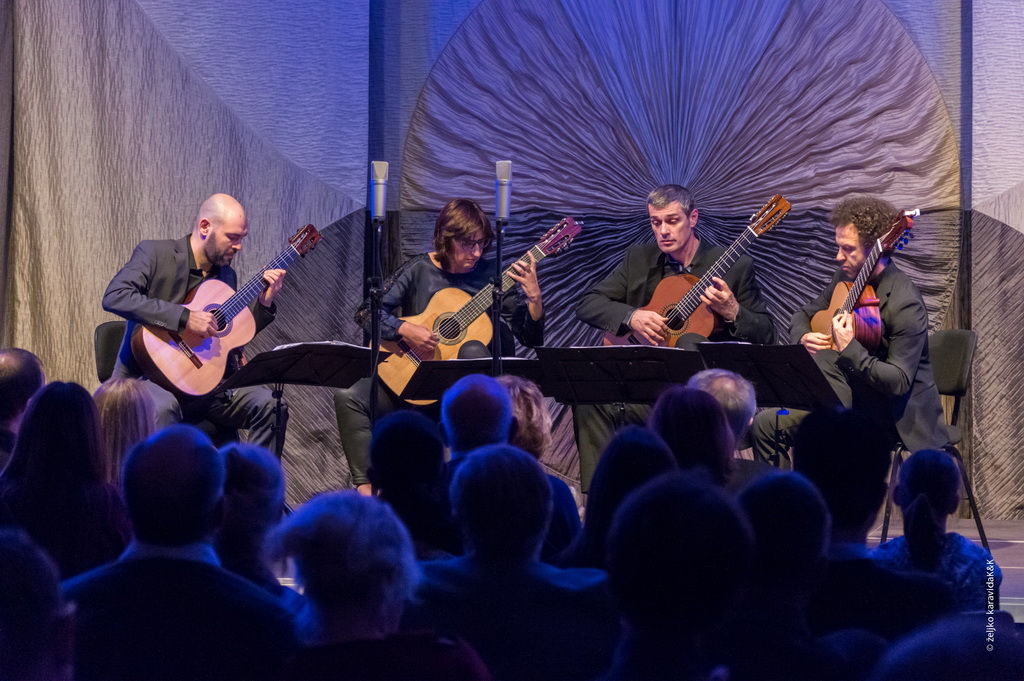 Bersijada: Zagrebački gitaristički kvartet oduševio u Koncertnoj dvorani braće Bersa