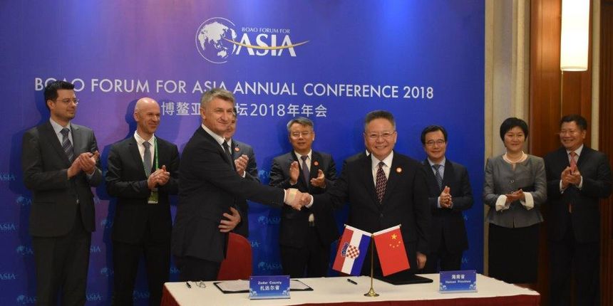 Potpisana suradnja Zadarske županije s kineskom regijom Hainan Potpisana suradnja Zadarske županije s kineskom regijom Hainan