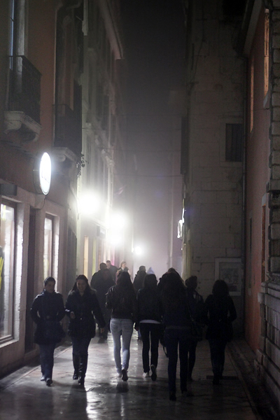 Zadarska večer u magli 8. veljače (foto:Saša Čuka)