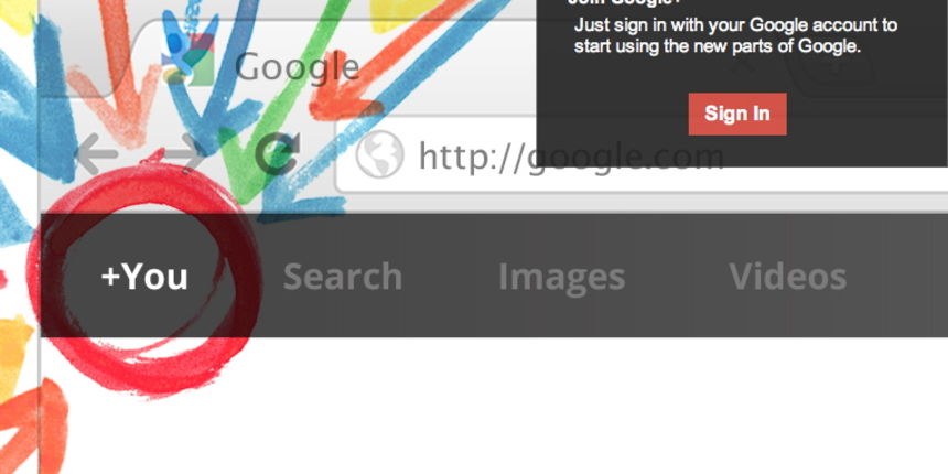 Google plus screenshot Google plus screenshot