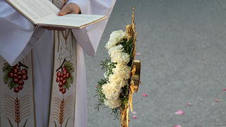 Arbanasi: Procesija povodom blagdana Tijelova 19. lipnja 2014.  foto: Bernard Kotlar