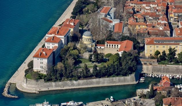 Sveučilište u Zadru i Kapetanski park. Foto: Dino Stanin/PIXSELL