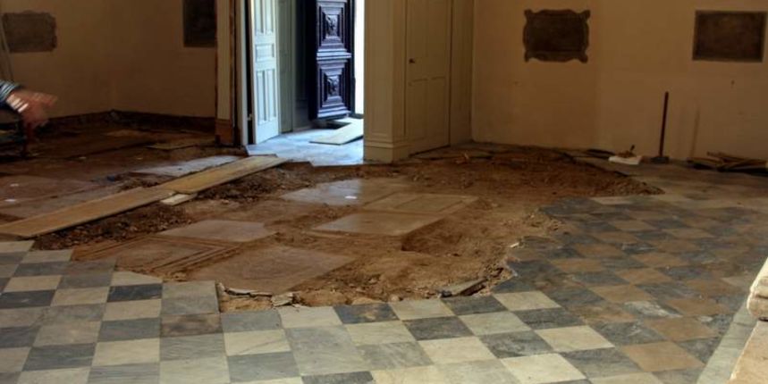 Otkrice u temeljima crkve Svetog Frane u Zadru, Foto: fra Drago Ljevar Otkrice u temeljima crkve Svetog Frane u Zadru, Foto: fra Drago Ljevar