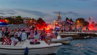 Veličanstven doček četvorice zadarskih Vatrenih od Gradskog mosta do Foruma