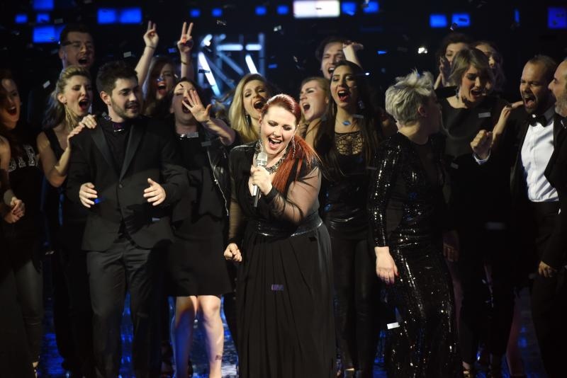 Ruža Janjiš pobjednica je druge sezone show-a “The Voice, najljepši glas Hrvatske”. Photo: Davor Višnjić/PIXSELL