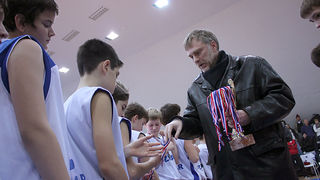 Podjela medalja na Božićnom košarkaškom turniru