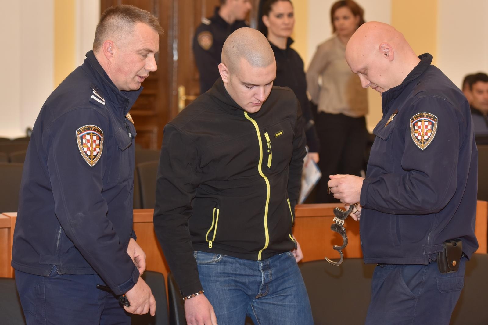 Suđenje Tinu Šunjergi na Županijskom sudu u Zadru