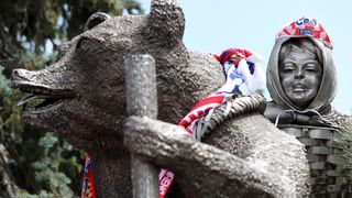 Veseli hrvatski navijači u Rostovu na Donu