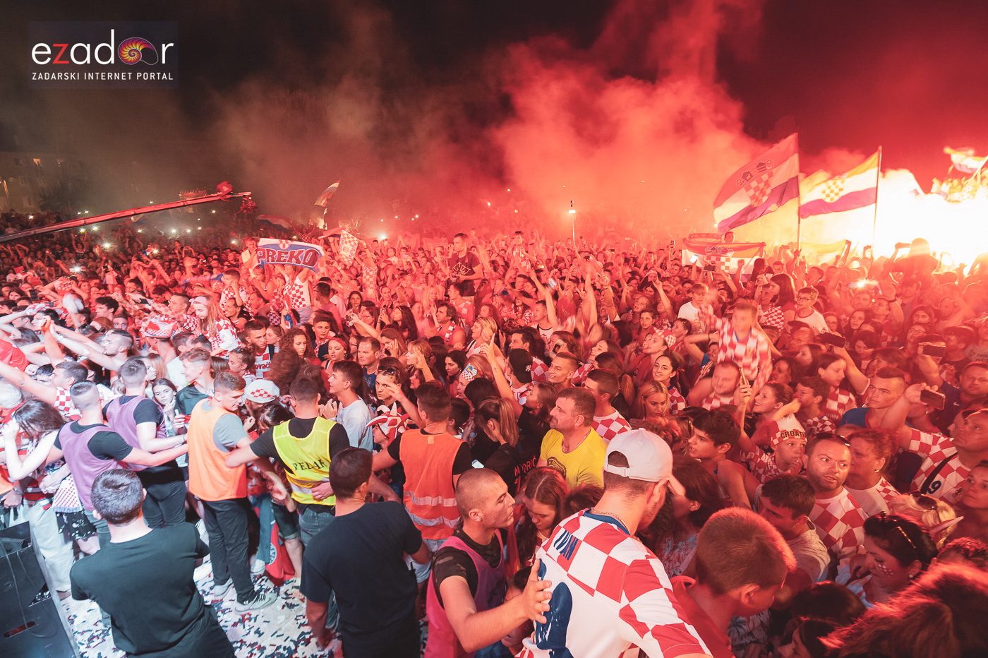 Zadar priredio nezaboravan doček svojim Vatrenim herojima