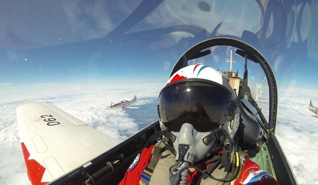 U cockpitu pilota akro skupine Krila oluje