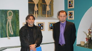 Otvorenje izlozbe Dragana Jelavica u konobi Na po ure 27. studenog 2010.