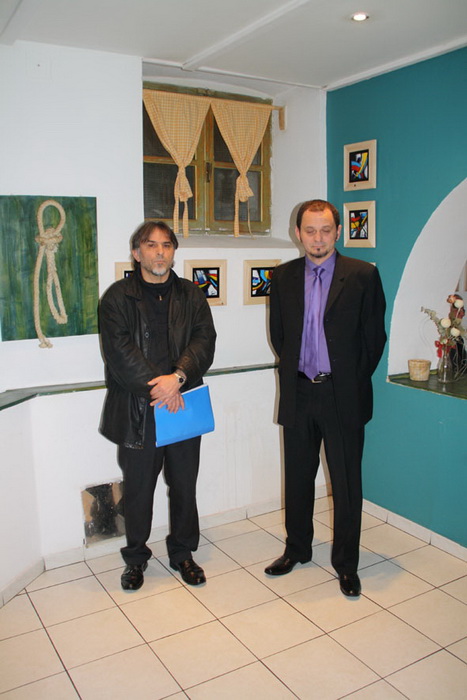 Otvorenje izlozbe Dragana Jelavica u konobi Na po ure 27. studenog 2010.