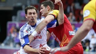 Doha, Katar – 24. svjetsko rukometno prvenstvo, 4. kolo, grupa B, Makedonija- Hrvatska. Photo: Goran Stanzl/PIXSELL