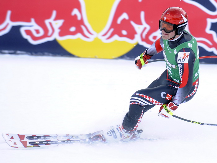 Kitzbuhel, 210111.Fis Audi World Cup, Svjetski skijaski kup u Kitzbuhelu utrka Super G.Na slici: Natko Zrncic Dim sa stratnim brojem 55 zavrsio utrku kao 33.Foto: Drago Sopta / CROPIX Kitzbuhel, 210111.Fis Audi World Cup, Svjetski skijaski kup u Kitzbuhelu utrka Super G.Na slici: Natko Zrncic Dim sa stratnim brojem 55 zavrsio utrku kao 33.Foto: Drago Sopta / CROPIX