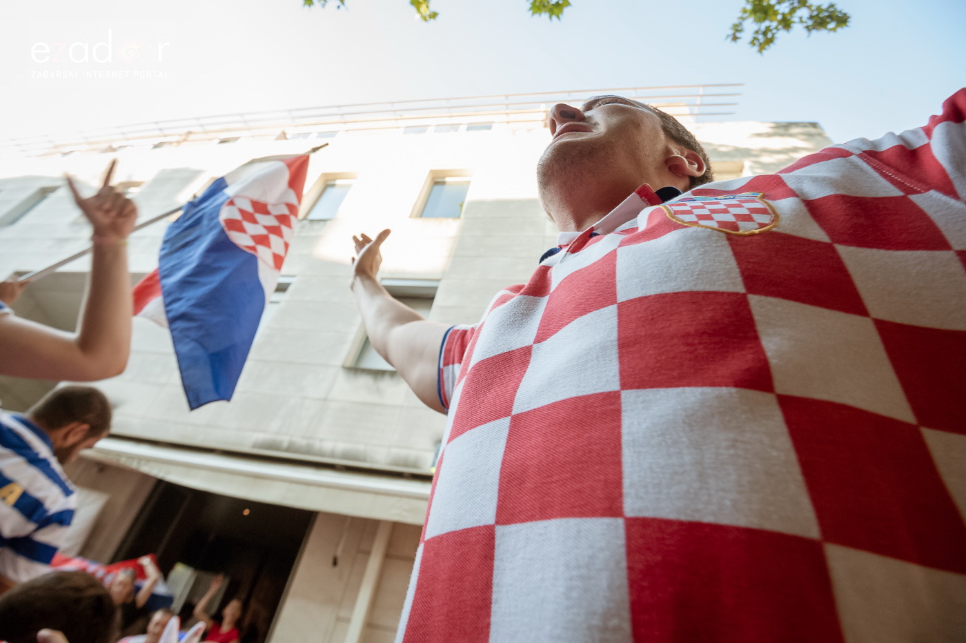 Navijačko ludilo u Zadru za vrijeme i nakon finala Svjetskog prvenstva Navijačko ludilo u Zadru za vrijeme i nakon finala Svjetskog prvenstva
