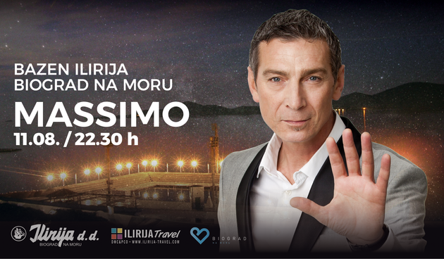 Massimo u subotu na bazenu Ilirija u Biogradu na moru