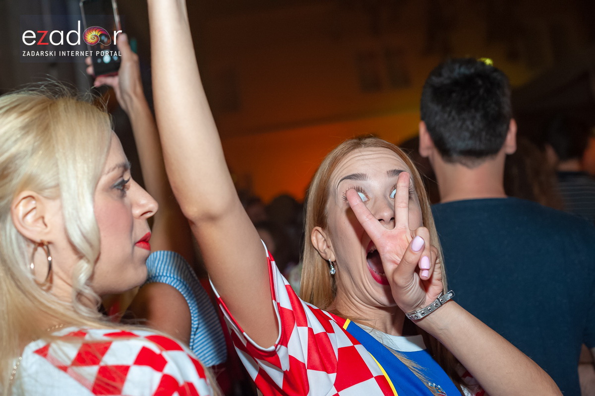 Zadar je gorio: Velika fešta nakon plasmana Vatrenih u finale Svjetskog prvenstva