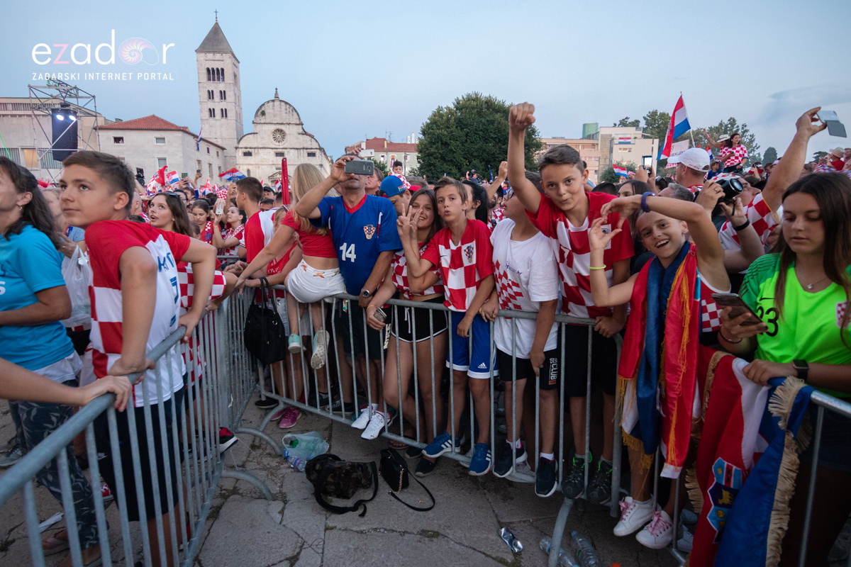 Veličanstven doček četvorice zadarskih Vatrenih