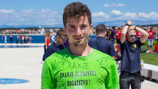 Ludijada maturanata na zadarskoj rivi 17. svibnja 2016. Foto: Bojan Bogdanić