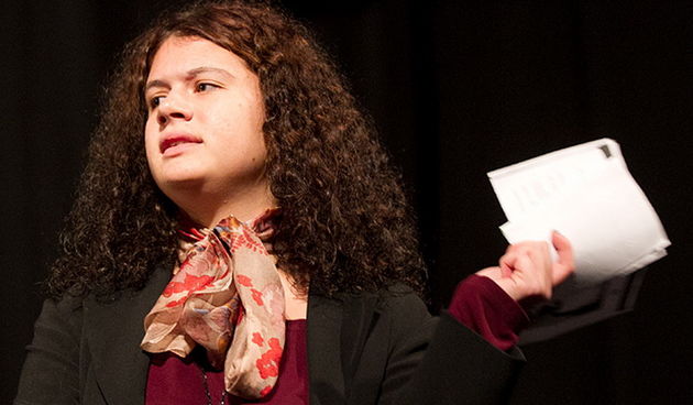 Hrvatsko narodno kazalište Zadar traži nove mlade talente za glumačku radionicu, sinoć smo pratili audiciju na kojoj su se budućoj mentorici, glumici Jasni Ančić, predstavili ženske kandidatkinje, foto Leo Banićć