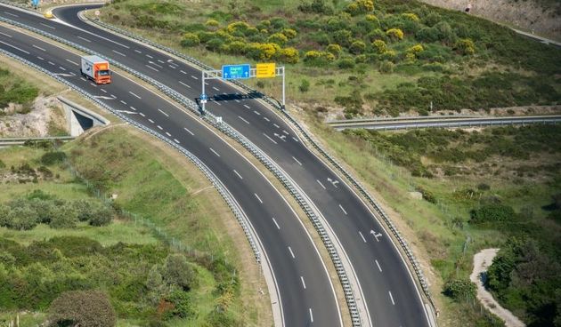 Brza cesta od luke Gaženica do čvora Zadar 2 na autocesti A1 (Kalmetina). Photo: Dino Stanin/PIXSELL