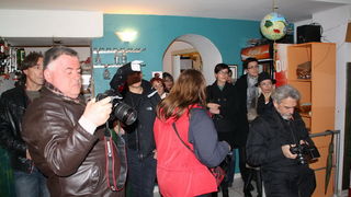 Otvorenje izlozbe Dragana Jelavica u konobi Na po ure 27. studenog 2010.