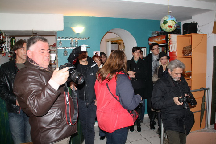 Otvorenje izlozbe Dragana Jelavica u konobi Na po ure 27. studenog 2010.