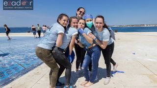 Ludijada zadarskih maturanata na Pozdravu suncu i Morskim orguljama