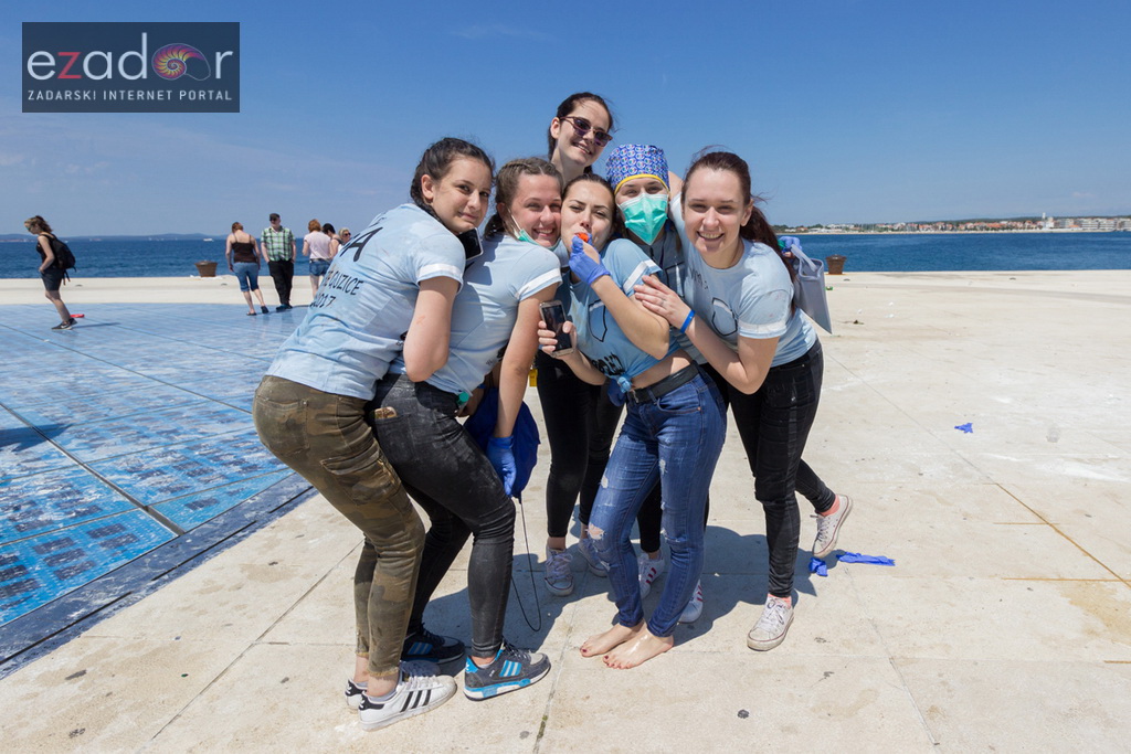 Ludijada zadarskih maturanata na Pozdravu suncu i Morskim orguljama