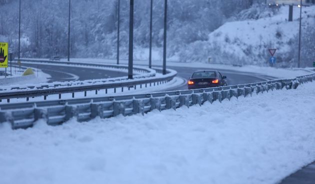 Autocesta A1, snijeg