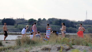 Nedjeljni đir ninskom plažom Ždrijac Nedjeljni đir ninskom plažom Ždrijac