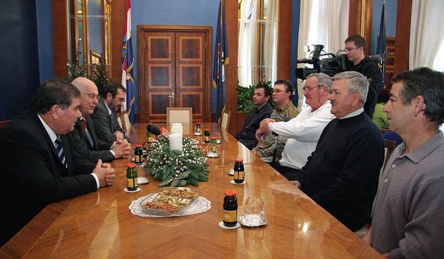 Primanje barkajola kod gradonacelnika (foto: Marin Gospić)